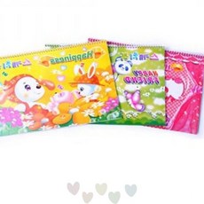 캐릭터 그림 그리기 색칠 놀이 창의력 발달 미술 활동 도화지 가정용 유치원, 1개, 상세페이지 참조, 랜덤배송