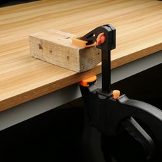 안전 철물점 고급 미니 목공 클램프 4인치 공업용 산업용 건설 공사 작업 현장 노가다 필수, 1개