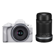 Canon 미러리스 일안 카메라 EOS R50 더블 줌 키트 RF-S18-45+RF-S55-210 화이트/APS-C/약 376g EOSR50WH-WZK, 상세페이지 참조