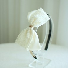 크리미 크로스리본 코지머리띠 아동헤어밴드