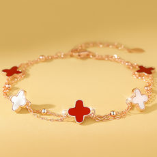 cocoyou 여성 14k 도금 길조 팔찌 DW-04