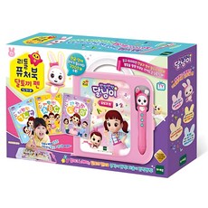 언어발달 달님이 터치펜 퓨처북3권 풀세트 콩순이, 핑크 - 달님이 달토끼
