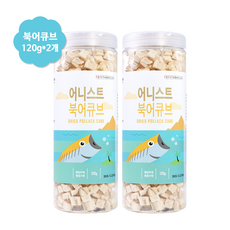 Honest 북어큐브 고양이 동결건조 간식 120g, 2개, 북어맛