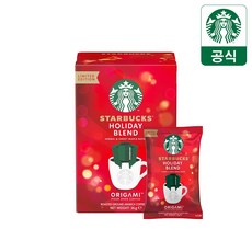 스타벅스 드립백 홀리데이 블렌드, 9g, 1개, 4개입