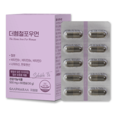 지엠팜 더헴철포우먼, 60정, 1개