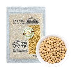 [건강을그리다] 2025년 햇콩 국내산 백태 두부콩 흰콩 노란콩 메주콩, 1kg, 1개