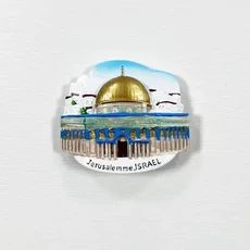예루살렘 이스라엘 12지파 7가지 성전 메노라 금 5인치(12.7cm) Jerusalem 12 Tribes of Israel 7 Branch Temple Menorah Gold 5