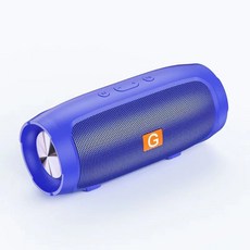 j007藍牙音箱重低音炮大功率戶外家用高音質便攜小型迷你音響, 1個, 藍色