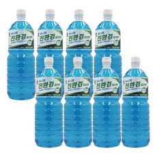 유니캠 친환경 워셔액 워시플러스, 8개, 1.8L