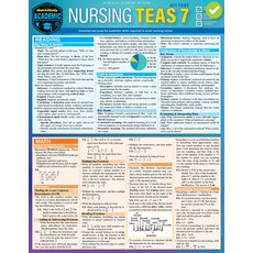 (영문도서) Nursing Teas 7: A Quickstudy Laminated Reference Guide Other, Quickstudy Reference Guides, English, 9781423249238