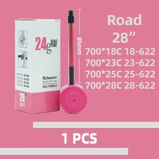 자전거 타이어 내부 튜브 도로 카메라 액세서리 Presta FV A V 700C * 18-23C 23-25C 28-32C 35-43C, 01 700C를 입력하세요.