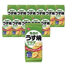 가메다 제과 가메다의 우스야키 샐러드 80g×12봉, 12개, 80g