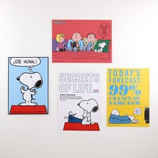 아트박스/호홉 피너츠 양면 빅포스터 2매입, 없음