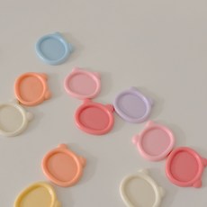 야야랜드 곰곰 베이비 밥그릇 파충류 게코 도마뱀 슈퍼푸드 그릇 미니어처, 1개, 아이보리 5개