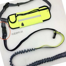 엠비아7 애견 허리밸트 리드줄 블루 강아지귀여운하네스