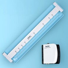 꾸미소 6공 타오바오 칼타공기 펀치 세트, 1개, 파란색