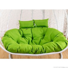 TANC라탄그네의자 매트 분리세탁 커버 빈백소파 2인 그네의자쿠션, V + 지름 135x95cm, 1개