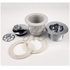 욕조 배수구 일자 트랩 헤드 교체 마개 부품