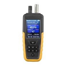 먼지 입자 카운터 공 모니터 TC 8100 고감도 3 채널 Pm0 3/2 5/10um 온도 및 습도, TC-8100, EU 플러그, 1개