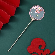刺繡DIY材料包 手工刺繡 絲帶針織 DIY手作 材料包, 1個, 1#瓔落漫舞【材料包+輔助繡繃】