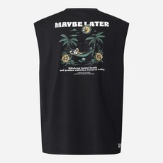 보드라이더스 빌라봉 남성 RELAX MUSCLE 오버핏 슬리브리스 래쉬가드 (AG11RE095BLK)_CA