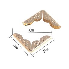브론즈 실버 옵션 더 많은 스타일 북 스크랩북 앨범 메뉴 폴더 코너 프로텍터 12 개, 11 Rose Gold