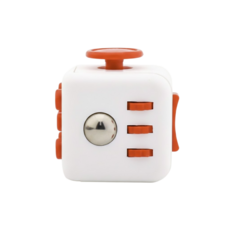 AB3 療癒魔方 Fidget Cube 紓壓方塊, 【AB3】5#白粉色(附吊繩!), 1個