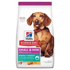 Hill's 希爾思 完美體重雞肉配方 小型迷你/一般成犬飼料 1.81kg/5.45kg, 1個, 【小型】4LB／1.81kg