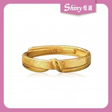 【炫麗】9999純金 黃金對戒 男戒 5G黃金拉絲對戒男戒 1.25錢 拉絲 黃金戒指