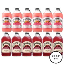 분다버그 375ml 핑크자몽6개+버건디 크리밍소다6개 총12개, 12개