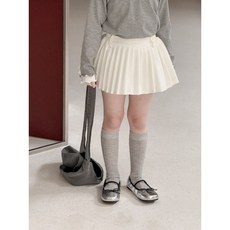 女童百褶裙2025春夏新款純色半身裙裙褲兒童洋氣百搭JK短裙