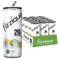 fizzique 起泡蛋白水熱帶檸檬, 12件, 355毫升