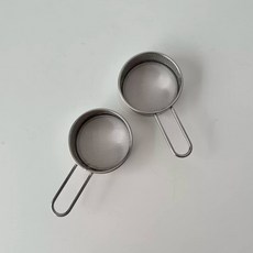 스테인레스 밀가루체 미니 분당 데코 가루 체, 2개