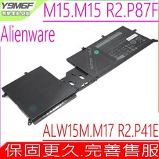 DELL 戴爾 Alienware ALW15M-D4505B ALW15M-D4725B, 1個, 戴爾電池 保固一年一個月