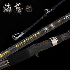 OKUMA 海鳶 船釣竿 日本富士LC不鏽鋼防纏導珠 富士TCS捲線器座 超值特價, 80號-210