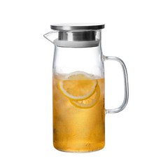 高硼矽玻璃耐高溫水壺 大容量茶壺, 1000ML, 1套, 1000ml