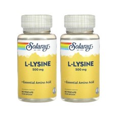 솔라레이 L-라이신 500mg 60베지캡슐, 1캡슐, 2개, 60정