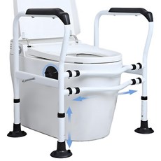 변기 안전 손잡이 보조대 변기 안전 바 변기 안전 손잡이 흡착식 장애인 화장실 안전 바 설치, 1개