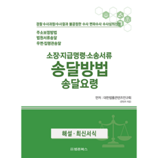 소장 지급명령 소송서류 송달 송달방법 송달방법 송달요령