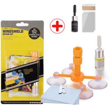 카붐 자동차 유리 돌빵 복원제 세트 (복원제키트 1 추가) 당일배송, 2개, 2ml