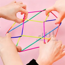 쇼피엔스 무지개 실뜨기 실 실놀이