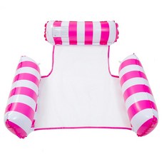물해먹 둥둥 둥둥튜브 물놀이용품 경량 풀파티 수영장, Pink with White, 1개