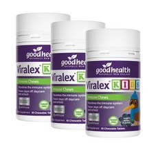 굿헬스 바이랄렉스 키즈 이뮨 츄어블 타블렛 Good Health Viralex Kids Immune Chewable, 3개, 60정