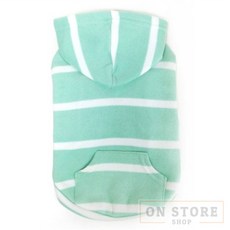 [ON디자인] 캔디 후드 민트 강아지커플티, M