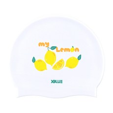 XBL-5200 마이레몬 실리콘 링클 수모, 1개, WHT