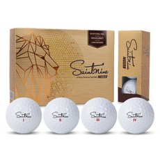 [SAINTNINE] 세인트나인 N GOLD 4피스 골프공 12구, 세인트나인 N GOLD 1더즌, 1개, 12개입
