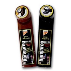 2가지 색상 캉가루 액체 구두약 무광구두약 갈색구두약 용마구두약 약채구두약 구두약세트 스펀지구두약 검정색구두약 투명구두약+노드커머스Shop