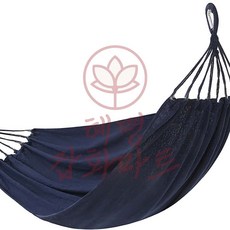 혜명잡화마트 캠핑 해먹 190x90cm 네이비