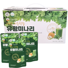 미나리즙 100% 착즙 국산 유기농 유황미나리, 90ml, 30개