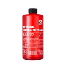바인더 프리미엄 중성 프리워시 차량용 다목적 실외세정제 1L